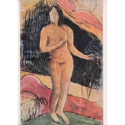 Paul Gauguin Bucheim Kunstkarte Painting Postcard