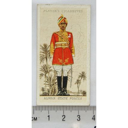 1938 Players Uniforms of the British Empire No. 26 Indian Alwar States Forces
