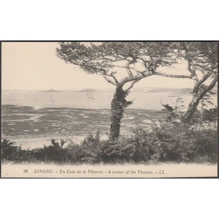 Un Coin de la Vîcomté, Dinard, c.1920s - Lévy et Neurdein CPA LL76