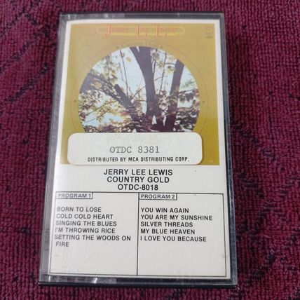 Jerry Lee Lewis - Country Gold - Released 1982 - Cassette Tape - Used