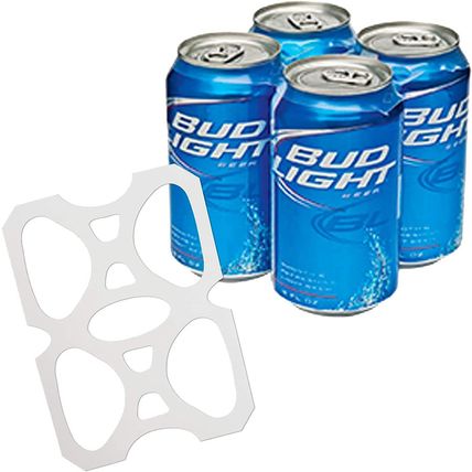 4-Pack Rings (1000Ct Roll) Universal Fit - Fits All 12Oz Beer/Soda Cans | FAST S