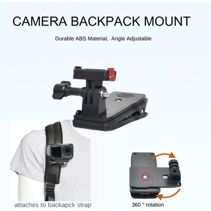 Accessory Kit for DJI Osmo Action: Camera Chest Strap, Camera Head Mount, Camera