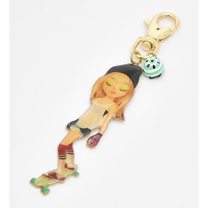 N2 By LES NEREIDES PARIS Skater Girl Pendant Keyring NEW