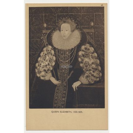 LONDON Greenwich. National Maritime Museum. Queen Elizabeth 1, PC