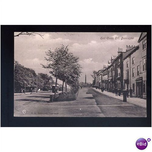 Yorkshire DONCASTER Hall Cross Hill Postcard by Valentine (42468)