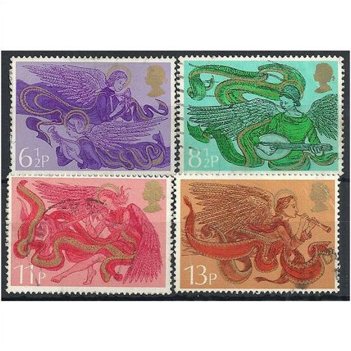 1975 Christmas Set SG993-996 Fine Used ..