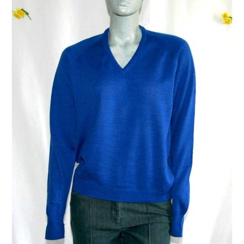 Vintage 1980 Royal Blue Sweater Size 36" New with Tag