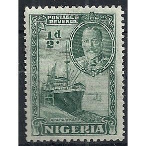 Nigeria 1936 SG34 1/2d Green Mounted Mint .. ..