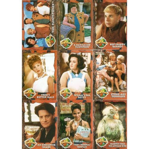The Flintstones the Movie Full 88 Card + 11 Sticker Card Set from Topps 1993