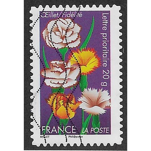 FRA 2012 (60c)(S/A) 'FLOWERS - CARNATIONS ' FINE USED (EBID56-705)