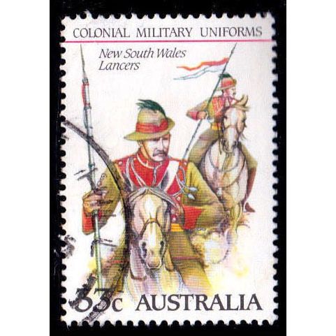 Australia 1985 Military Uniforms Lancers 33c Used Stamp C