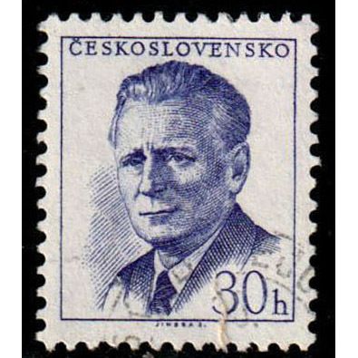 Czechoslovakia 1958 Famous Persons 30h Used Stamp President Antonín Novotny ..