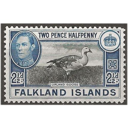 Falkland Island 1949 SG152 2 1/2d Black & Blue Mounted Mint . .. .