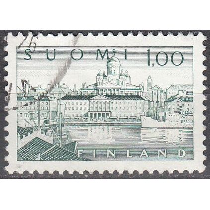 Finland 1963 Michel 567Y O Cote (2013) 0.30 Euro Port de Helsinki Cachet rond