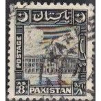 PAKISTAN, 1950 8a Karachi Port Authority Building, SG 49 (Scott #52), used