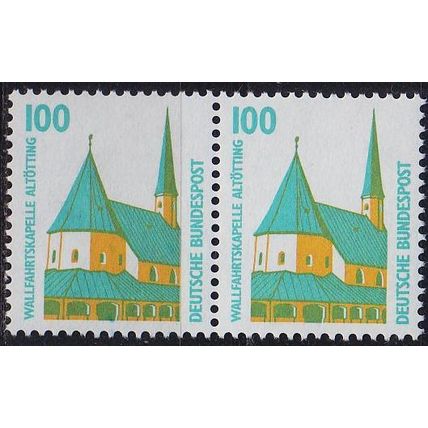 GERMANY BUND [1989] MiNr 1406 A ( **/mnh ) [01] Sehenswürdigkeiten 2er