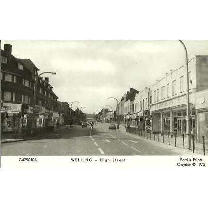 Kent WELLING High Street Postcard (Pamlin G479010A)