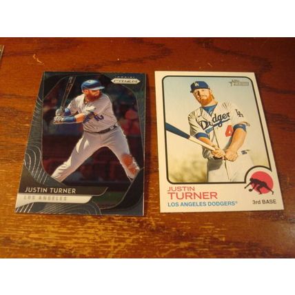 2016-2022 Panini/Topps, 6-Cards, w/Inserts, Variations, JUSTIN TURNER, Dodgers