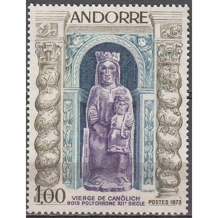 Andorre Français 1973 Michel 249 Neuf ** Cote (2008) 2.50 € Vierge de Canolich
