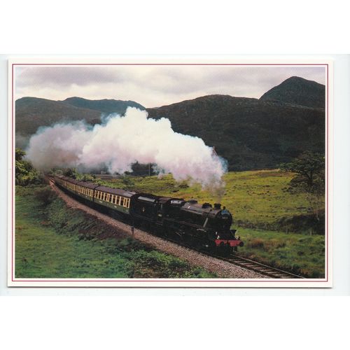 The West Highlander Between Fort William & Mallaig Steam Railway Postcard 7166