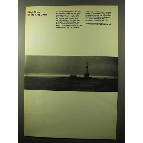 1970 ARCO Atlantic Richfield Company Ad - High Noon