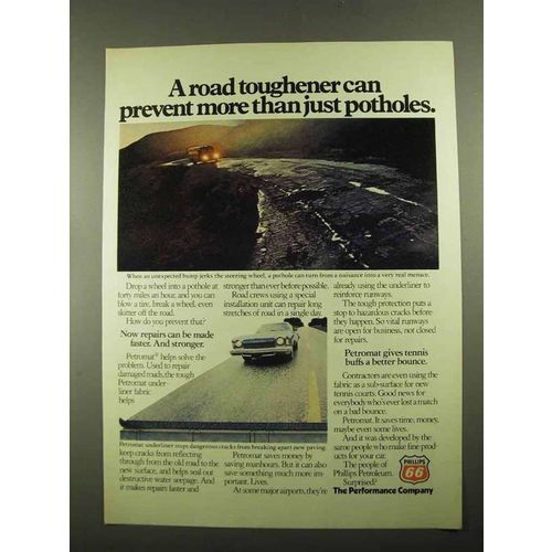 1976 Phillips 66 Petroleum Ad - A Road Toughener