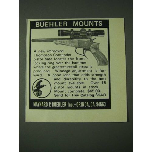 1980 Buehler Mounts Ad