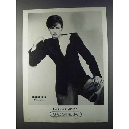 1980 Giorgio Armani Fashion Ad - Chez Catherine