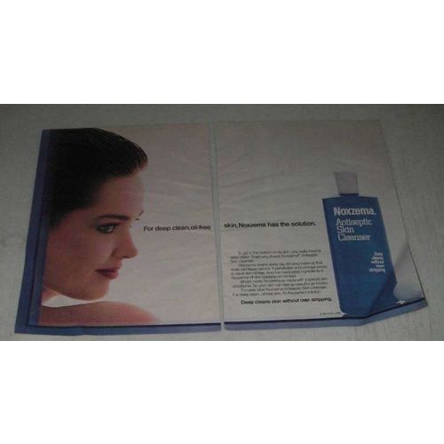 1984 Noxzema Antiseptic Skin Cleanser Ad - Deep Clean