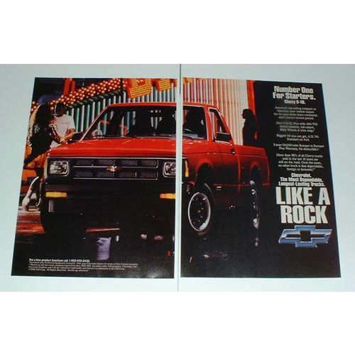 1993 Chevrolet Chevy S-10 EL Plus Pickup Truck Ad!