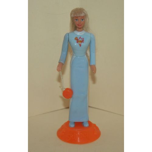 1999 McDonalds Barbie Totally Yo-Yo Skipper with Stand