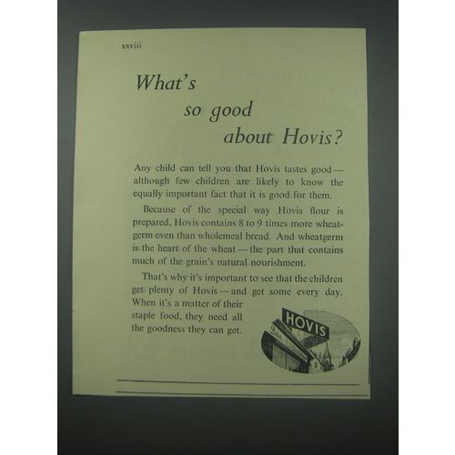 1954 Hovis Bread Ad - What's so good about Hovis