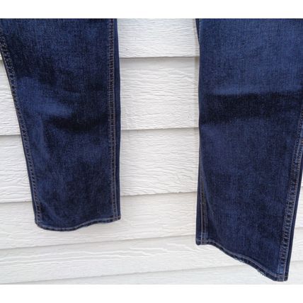 Womens Silver Blue Jeans ELYSE W29L30 Dark Denim Distressed Actual 33x30