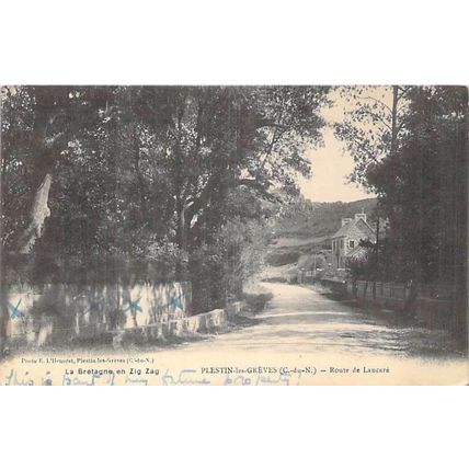 Plestin Les Greves France Postcard 1913 used VGC