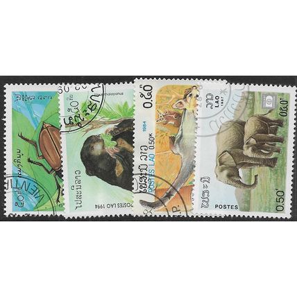 1990's 4 different values - cancelled - ANIMAL