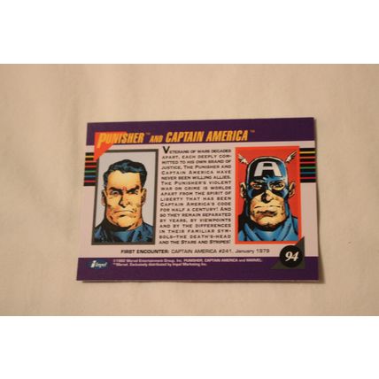Punisher and Captain America 1992 Marvel Universe III NO. 94