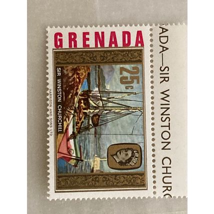 Grenada 1968 QEII Winston Churchill . 25c Unmounted Mint MNH SG292 stamp