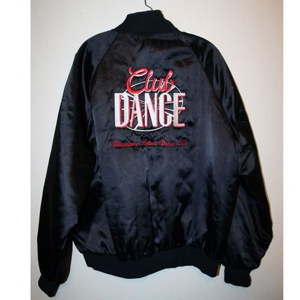 TNN Cinetel Prod Collectible Embroidered CLUB DANCE Black Snap Front Jacket Sz L
