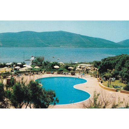 Corte Rosada Hotel Alghero Sassari Italy Swimming Pool Postcard