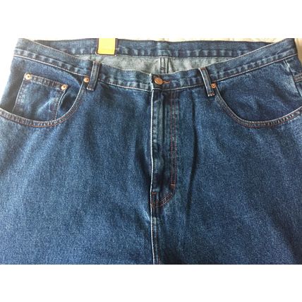 Aztec Blue Jeans - Waist 44" Leg 31" W44 L29 - 31L ~ Zip Fly 100% cotton + Tags