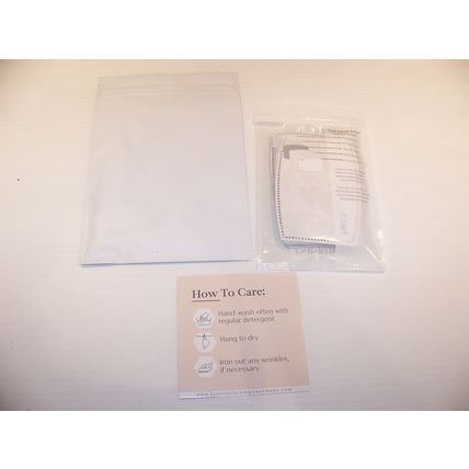 Mulberry Silk Face Mask (black) w/ 10 Filters NIP
