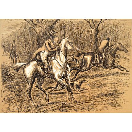 ALWAYS THE WAY 1886 George Finch Mason - Horses VICTORIAN PRINT