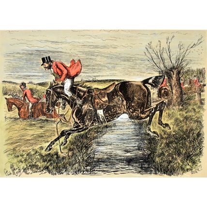 EXPERIENTIA DOCET 1886 George Finch Mason - Horses VICTORIAN PRINT #1