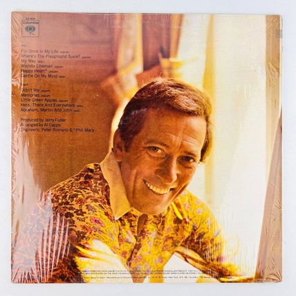 Andy Williams – Happy Heart Vinyl LP Record Album CS-9844