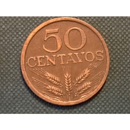 Umlaufmünze Portugal 50 Escudos 1972