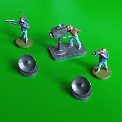 Subbuteo Outside Broadcast Unit Camera Crew TV
