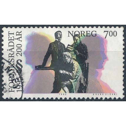 Bicentenary Conciliation Boards: 7k - Norway 1995 - F H - MiNr 1185