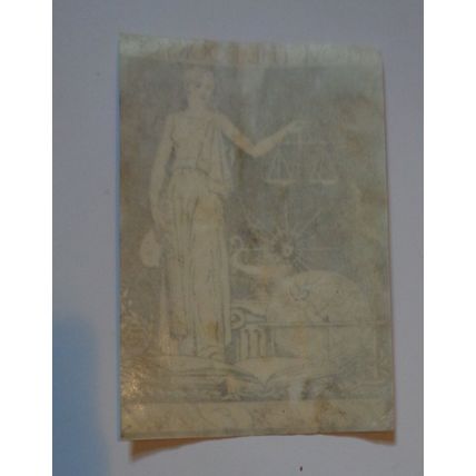 Catherine M. Ebbets Bookplate by GVZ Zardi - ca 1920 .. Women's suffrage theme