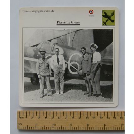 Pierre Le Gloan - France - Dogfights & Raids - Collectors Club Card
