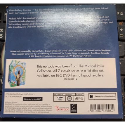 Great Railway Journeys DVD Promo Times Michael Palin Collection BBC Confessions